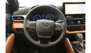 Toyota Highlander 2.4L Turbo Platinum 2023 model available for export