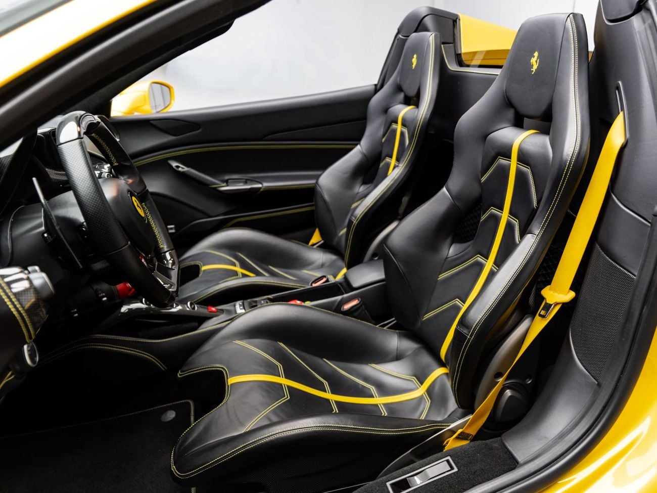 Ferrari 488 Spider STD BUY NOW, PAY 2027 | THE BLACKLINE STANDARD | Giallo Modena, Full Carbon, GCC