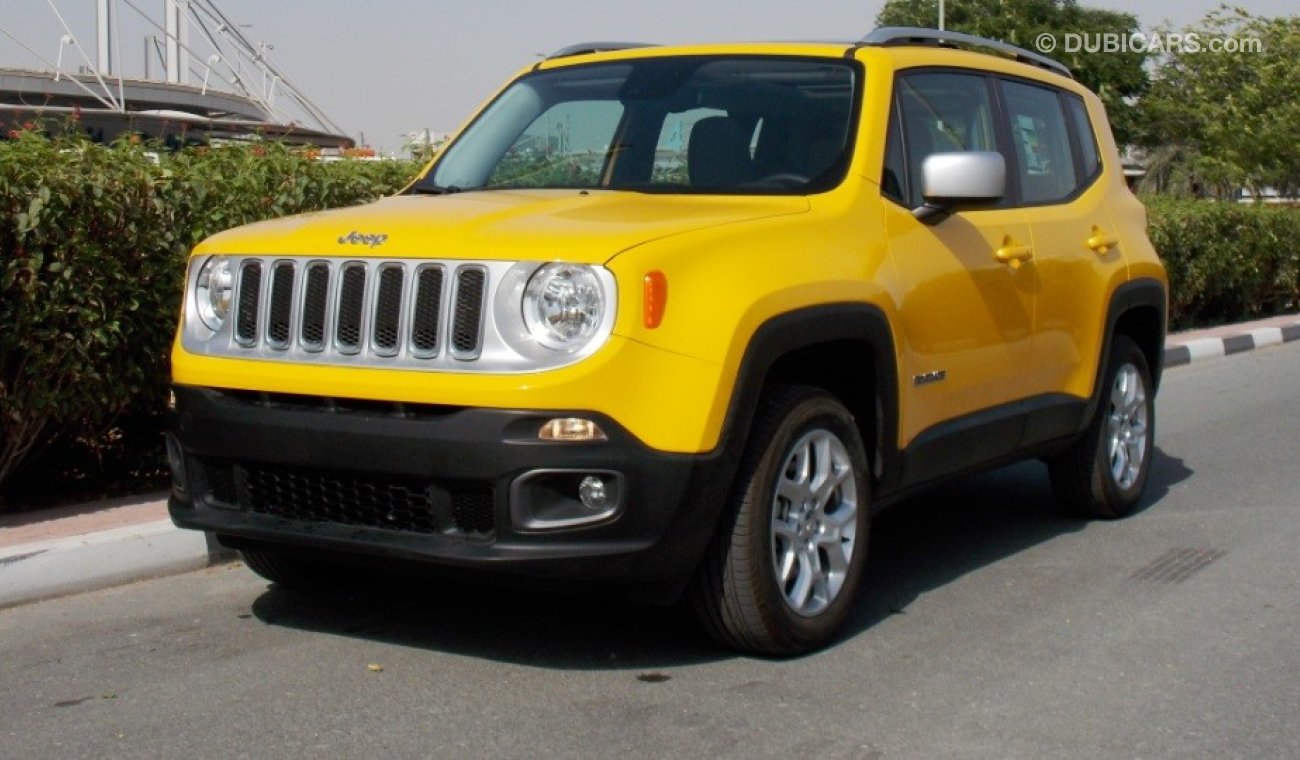 Jeep Renegade BRAND NEW 2016 LIMITED 4X4 GCC FULL OPTION 3 YRS/60000KM WNTY AT THE DEALER DSS OFFER