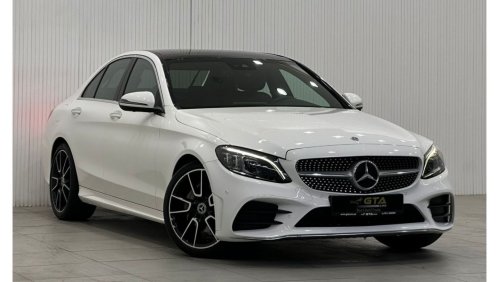 مرسيدس بنز C 200 بريميوم 2019 Mercedes Benz C200 AMG, May 2024 Mercedes Warranty, Full Options, Low Kms, GCC