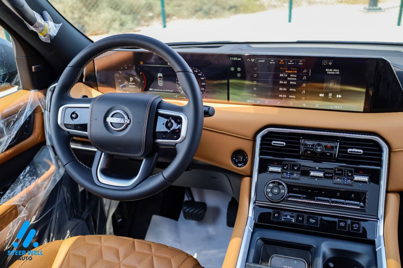 نيسان باترول LE PLATINUM CITY 2026 GCC 3.5 Twin Turbo | TAN interior | AWD | 9AT | 8 Seater SUV | Export Only