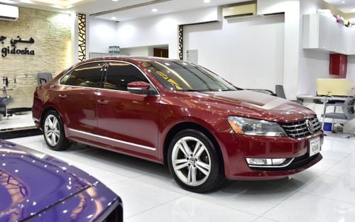 فولكس واجن باسات SEL EXCELLENT DEAL for our Volkswagen Passat ( 2016 Model ) in Red Color GCC Specs