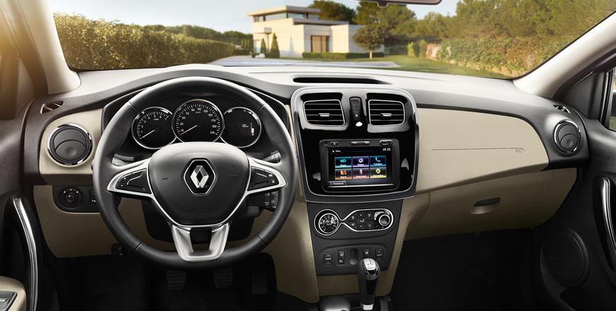 Renault Logan interior - Cockpit