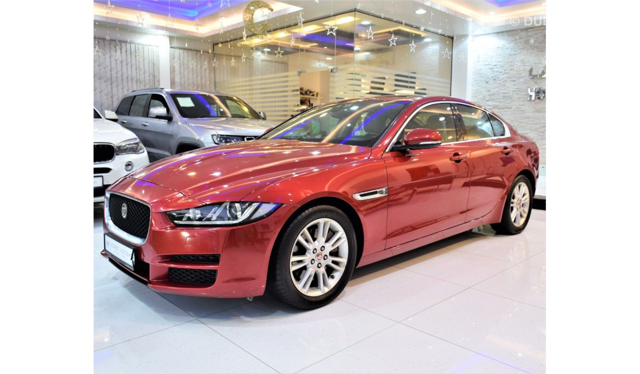 Jaguar XE ORIGINAL PAINT ( صبغ وكاله ) Jaguar XE 20t 2016 Model!! in Red Color! GCC Specs