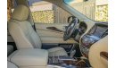 Infiniti QX60 | 1,547 P.M | 0% Downpayment | Full Option | Immaculate Condition!