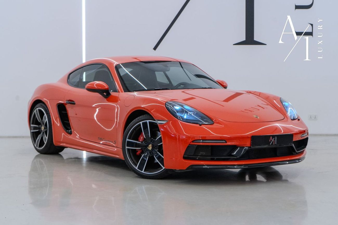 Porsche 718 Cayman S 2.5L A/T 2018 Porsche 718 Cayman S, 2026 Porsche Warranty, Sport Chrono Package, Exclusive Manufak