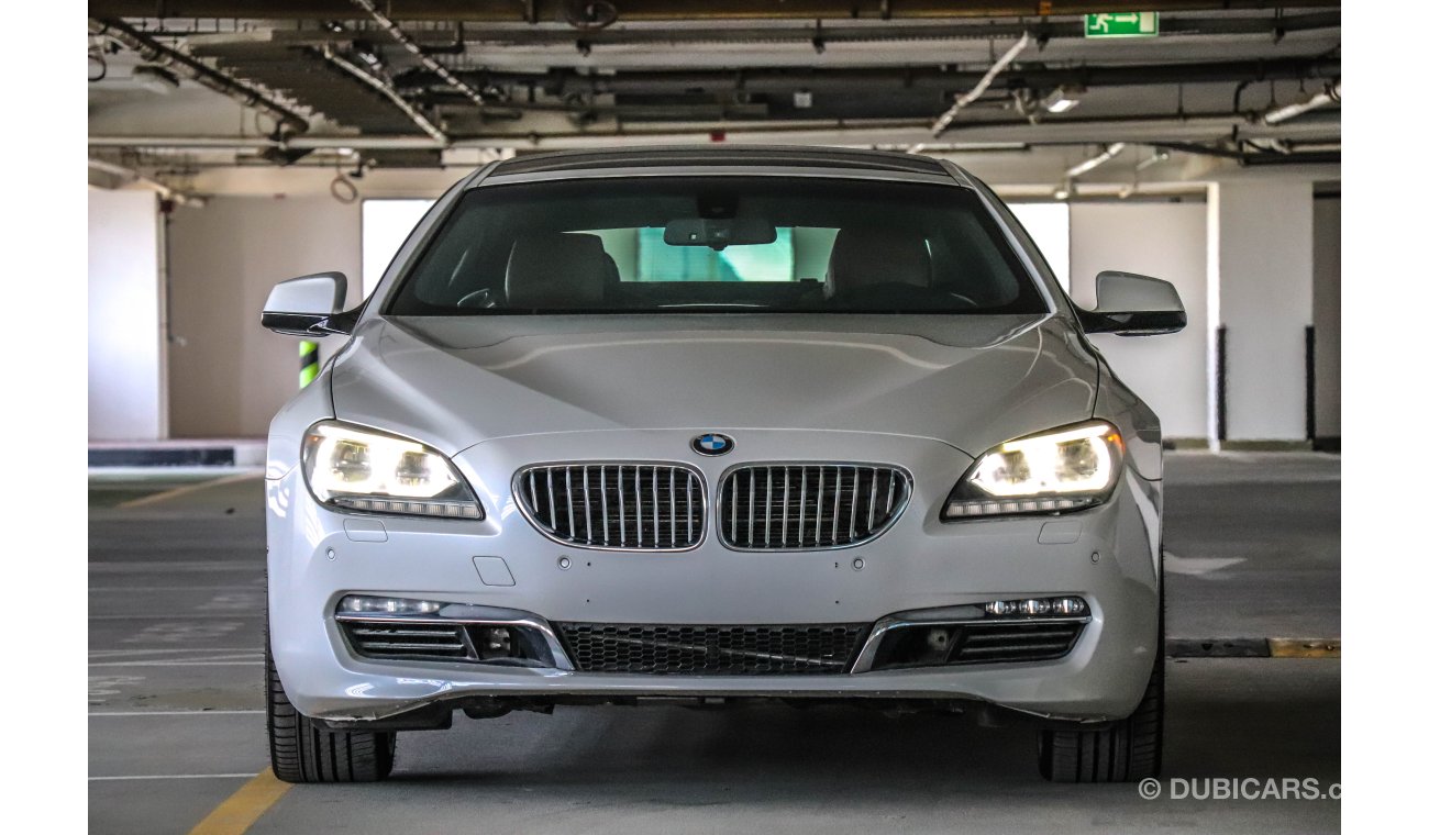 BMW 650i i Gran Coupe 2015 GCC under Warranty with Zero Down-Payment