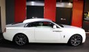 Rolls-Royce Wraith Original Color:  Brown | Silver  ( car with White Vinyl Sticker )