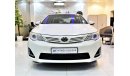 تويوتا كامري ( صبغه وكاله ORIGINAL PAINT ) Toyota Camry S+ 2014 Model!! in White Color! GCC Specs