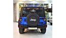 جيب رانجلر ORIGINAL PAINT ( صبغ وكاله ) Jeep Wrangler Unlimited Sport 2016 Model!! in Blue Color! GCC Specs