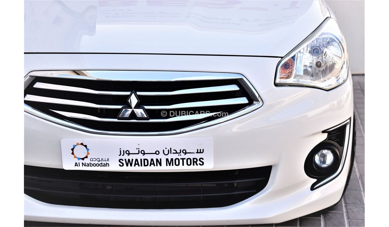 Used Mitsubishi Attrage AED 526 PM | 1.2L GLX GCC DEALER WARRANTY 2019 for  sale in Dubai - 629094
