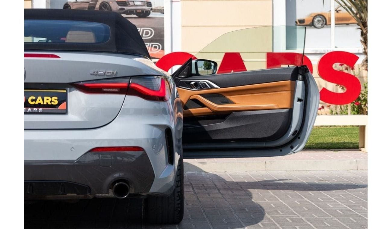 BMW 420i M Sport 2.0L BMW 420i M-Sport Convertible 2022 GCC under Agency Warranty and Service Contract with F