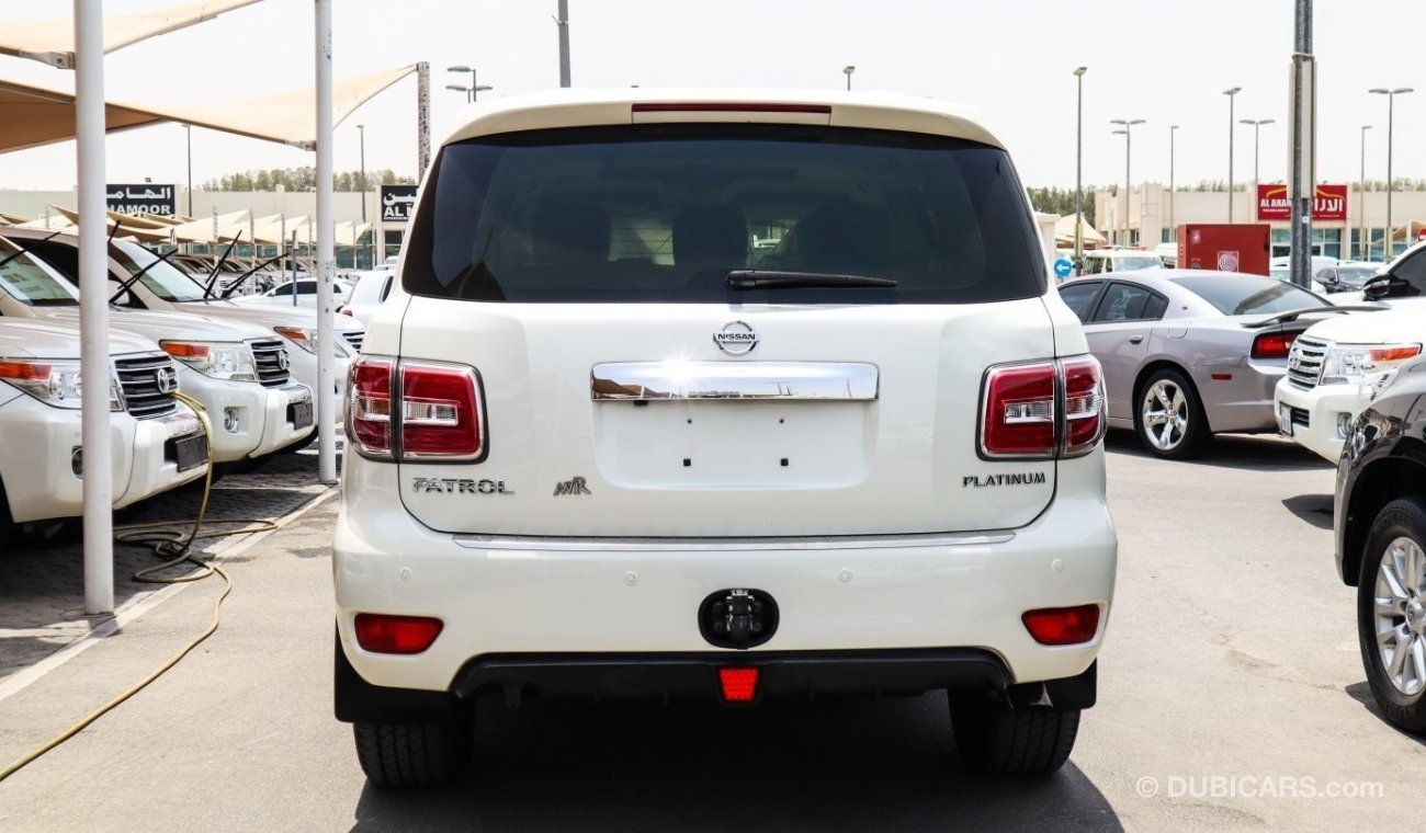 نيسان باترول Nissan Patrol Platinum 5.6L | Full Nissan Service | 8 Seater | GCC