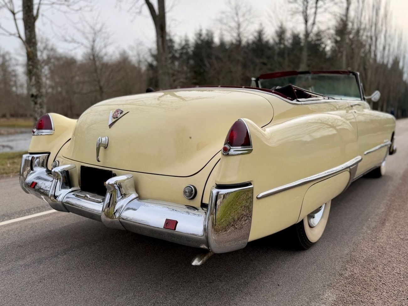Cadillac Series 62 1949 Cadillac Series 62 Convertible – Fiesta Ivory – Red Leather – Matching Numbers – Collector Grad