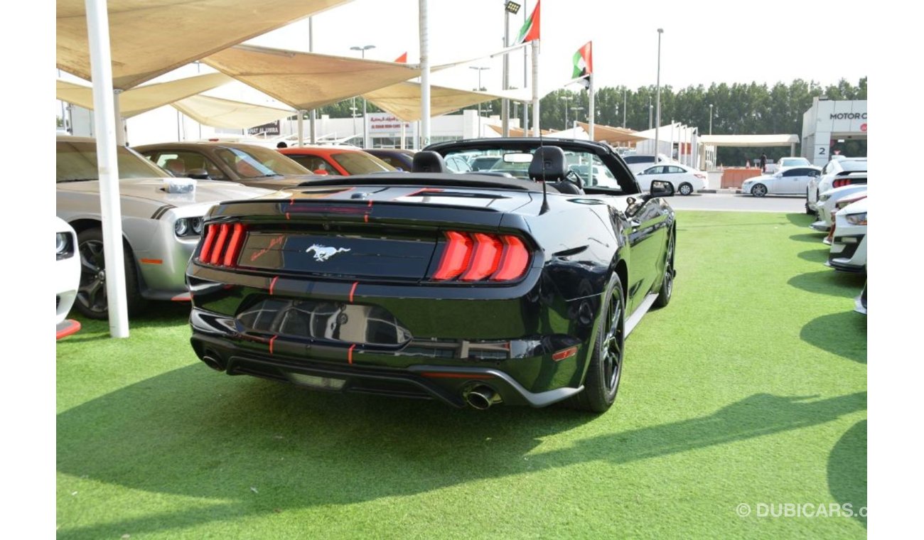 فورد موستانج Mustang Eco-Boost V4 2019, Convertible, Full Option, Very Good Condition