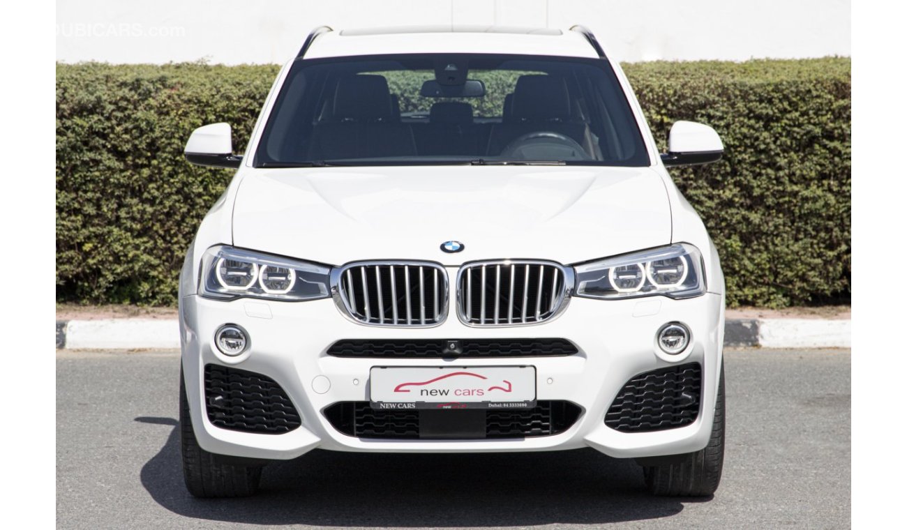 BMW X3 CAR REF #3168 - 1 YEAR WARRANTY AVAILABLE - 2485 AED/MONTHLY