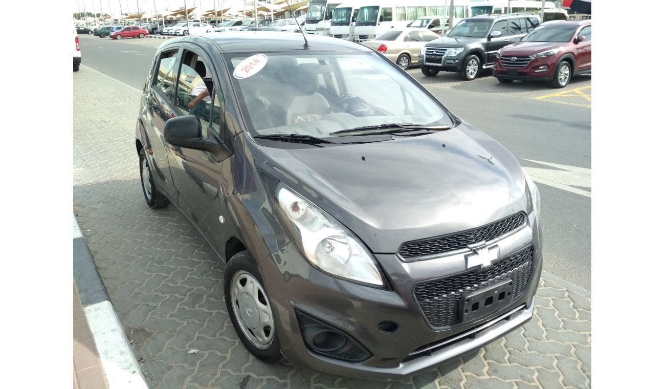 Chevrolet Spark 2014 BROWN GCC NO PAIN NO ACCIDENT PERFECT