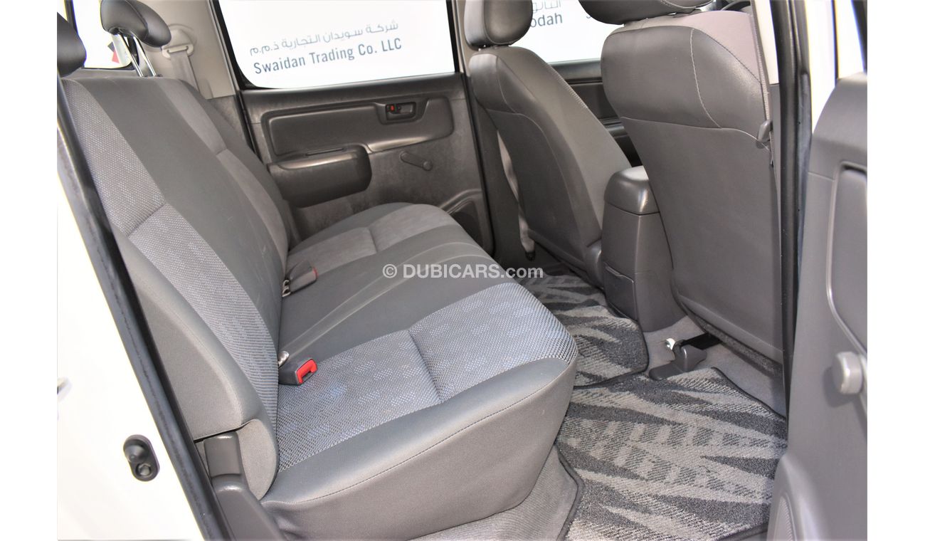 Toyota Hilux 2.7L GL 4WD AUTO DOUBLE CABIN 2015 GCC SPECS