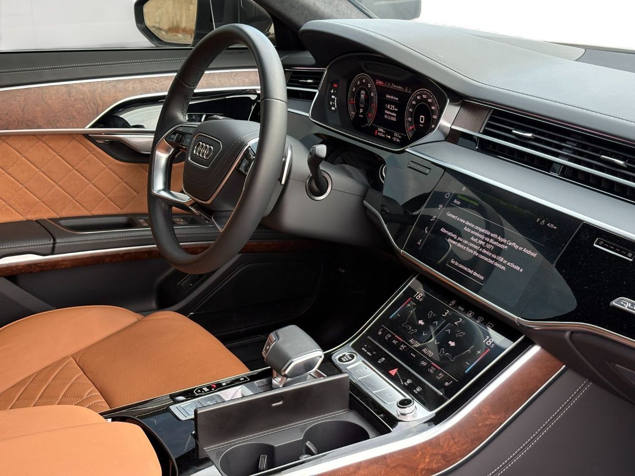 Audi A8 L 60 TFSI quattro 4.0L (454 HP) AED 6,400 P/M | 2024 | 5-Year Agency Warranty | Full Service History