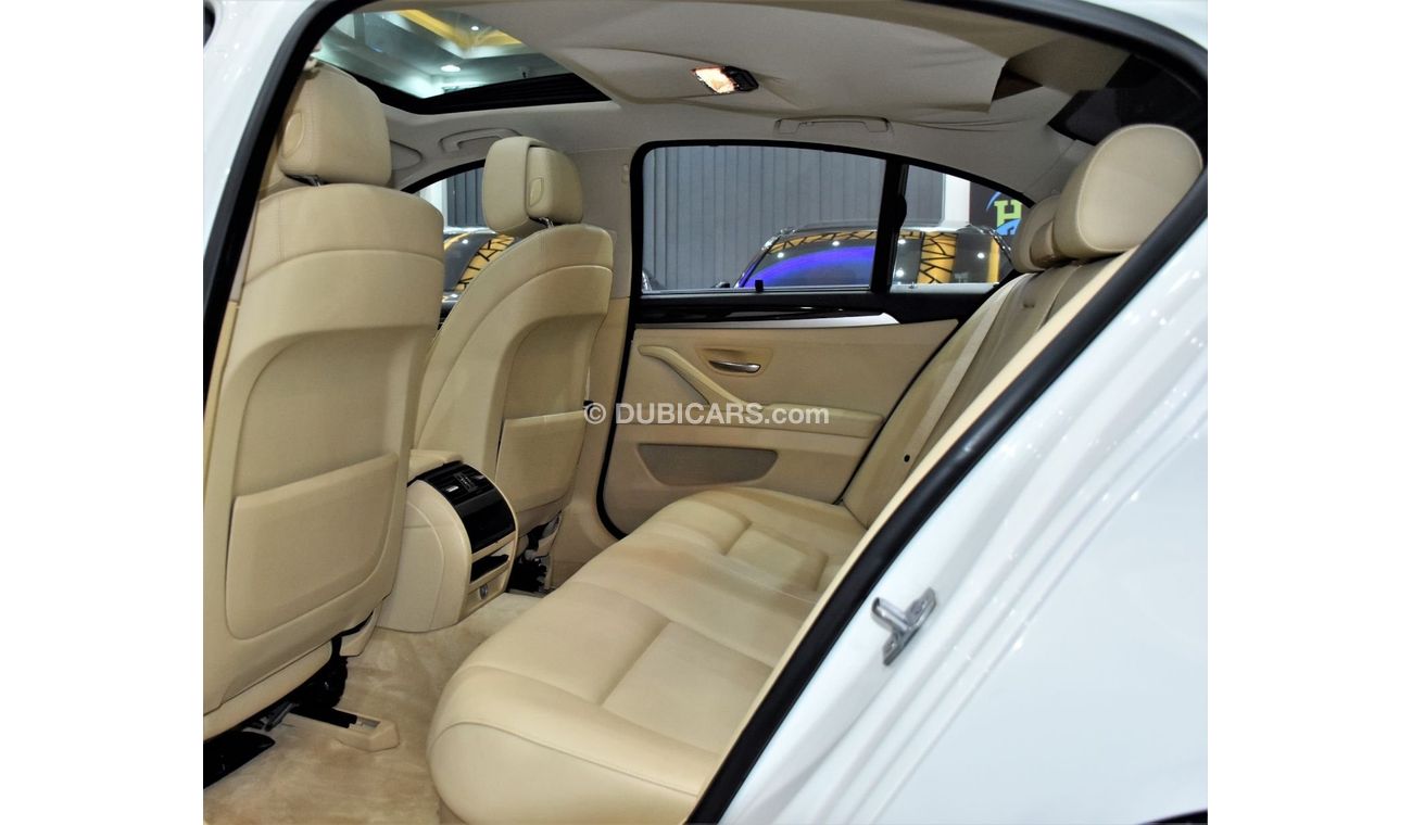 BMW 520i EXCELLENT DEAL for our BMW 520i ( 2013 Model ) in White Color GCC Specs