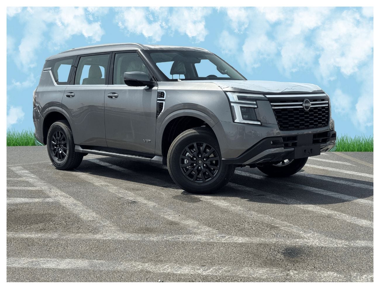 نيسان باترول 2026 Nissan Patrol LE 3.5L Mid options (Grey)