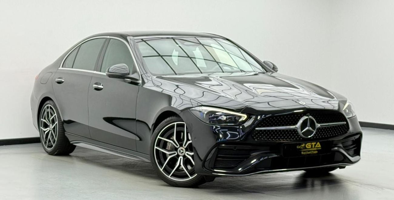 Mercedes-Benz C 200 2022 Mercedes Benz C200 AMG, 2027 Mercedes Warranty + Service Pack, Full MB Service History, GCC