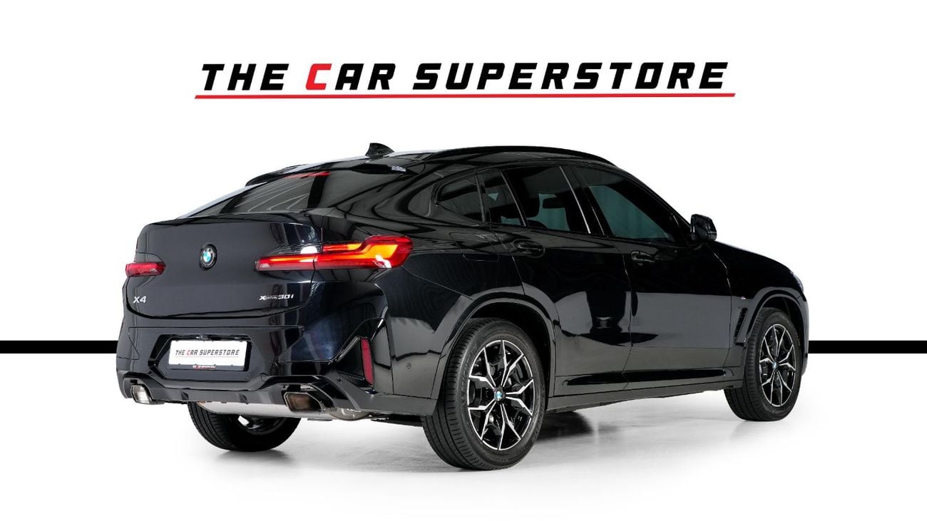 BMW X4 XDRIVE 30I M SPORT GCC-1 Owner-Very Low Mileage-AGMC Warranty & Service Package Until March 2028