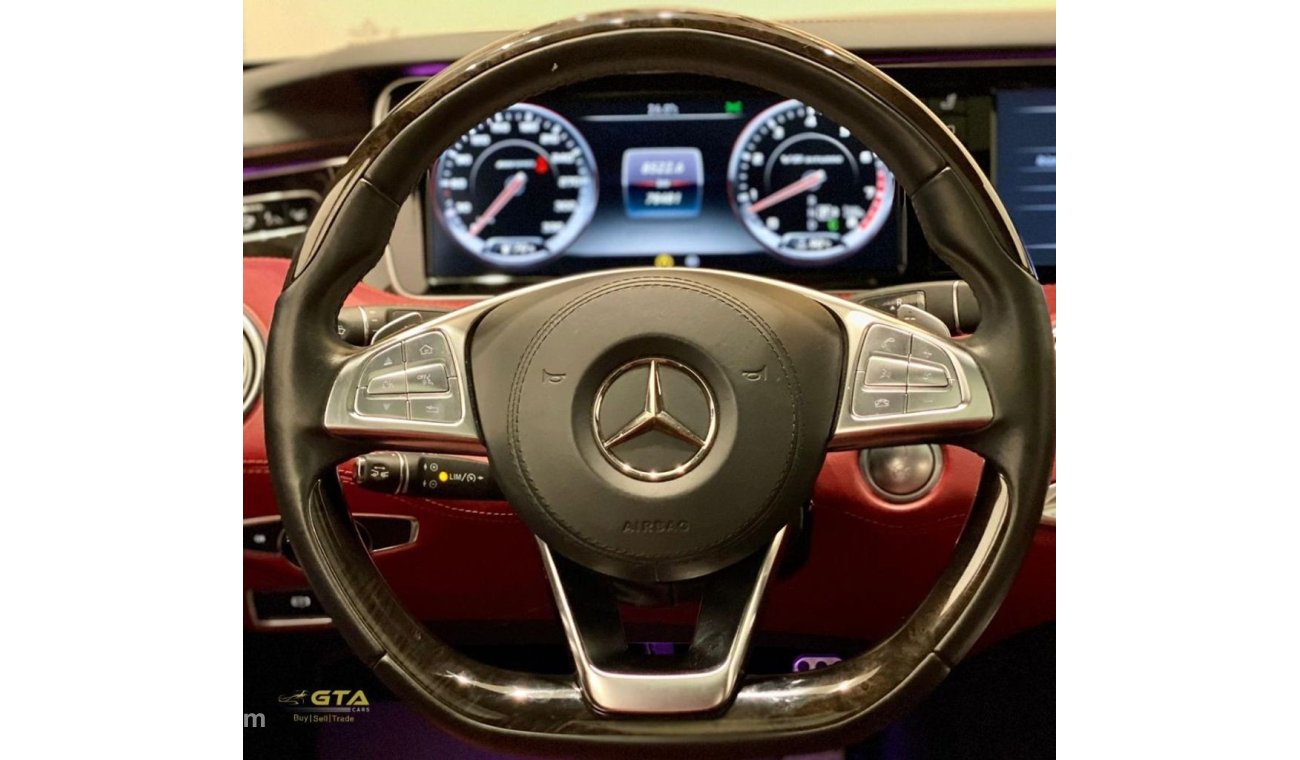 مرسيدس بنز S 63 AMG 2015 Mercedes S-63 AMG Coupe, Warranty, Service History, GCC