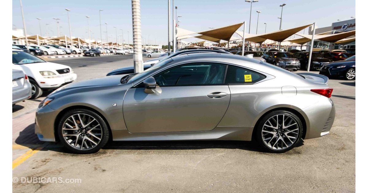 Lexus RC 350 F Sport for sale: AED 115,000. Grey/Silver, 2016