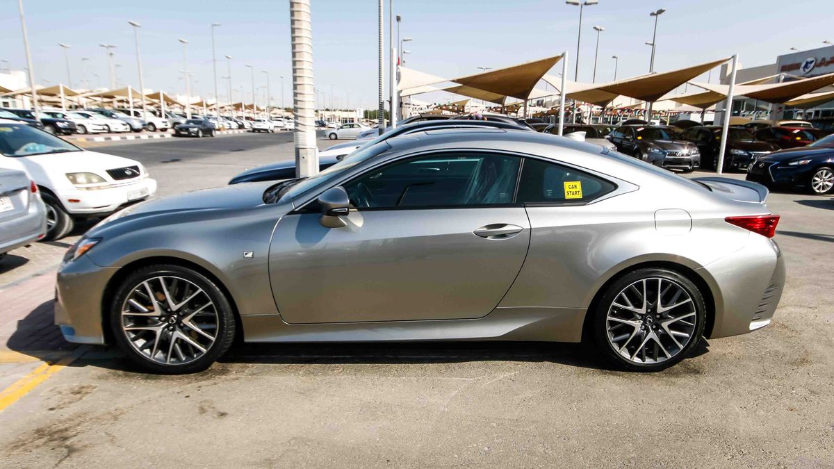 Lexus RC 350 F Sport for sale: AED 115,000. Grey/Silver, 2016