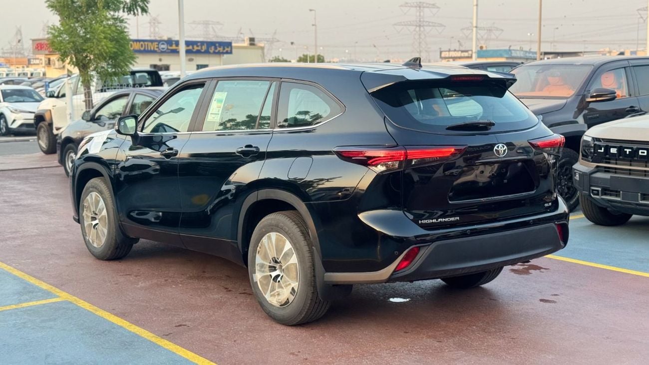 Toyota Highlander HIGHLANDER GLE HYBRID 2025 BLACK INSIDE WHITE