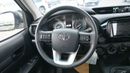تويوتا هيلوكس Toyota Hilux 2024 Single Cab 2.4L Diesel Transmission Manual 5 Cargo Hooks White outside Black insid