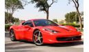 Ferrari 458 Std 458 GCC/2013/ 22000KM