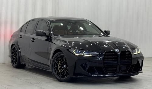 بي أم دبليو M3 Competition 3.0L 2021 BMW M3 Competition G80 RWD, March 2026 BMW Warranty + Service Pack, FASH, GCC