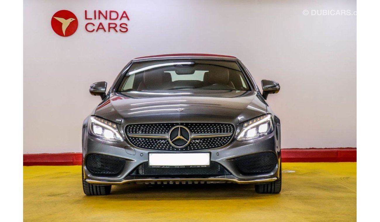 مرسيدس بنز C 200 كوبيه Mercedes-Benz C200 AMG Cabriolet 2018 GCC under Agency Warranty with Zero Down-Payment.