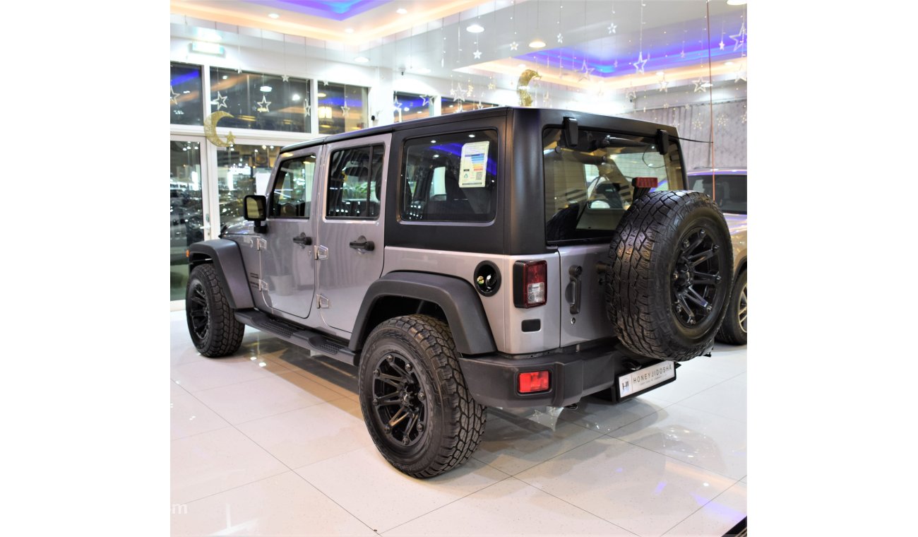 Jeep Wrangler ORIGINAL PAINT ( صبغ وكاله ) Jeep Wrangler JK UNLIMITED SPORT 2018 Model!! in Grey Color! GCC