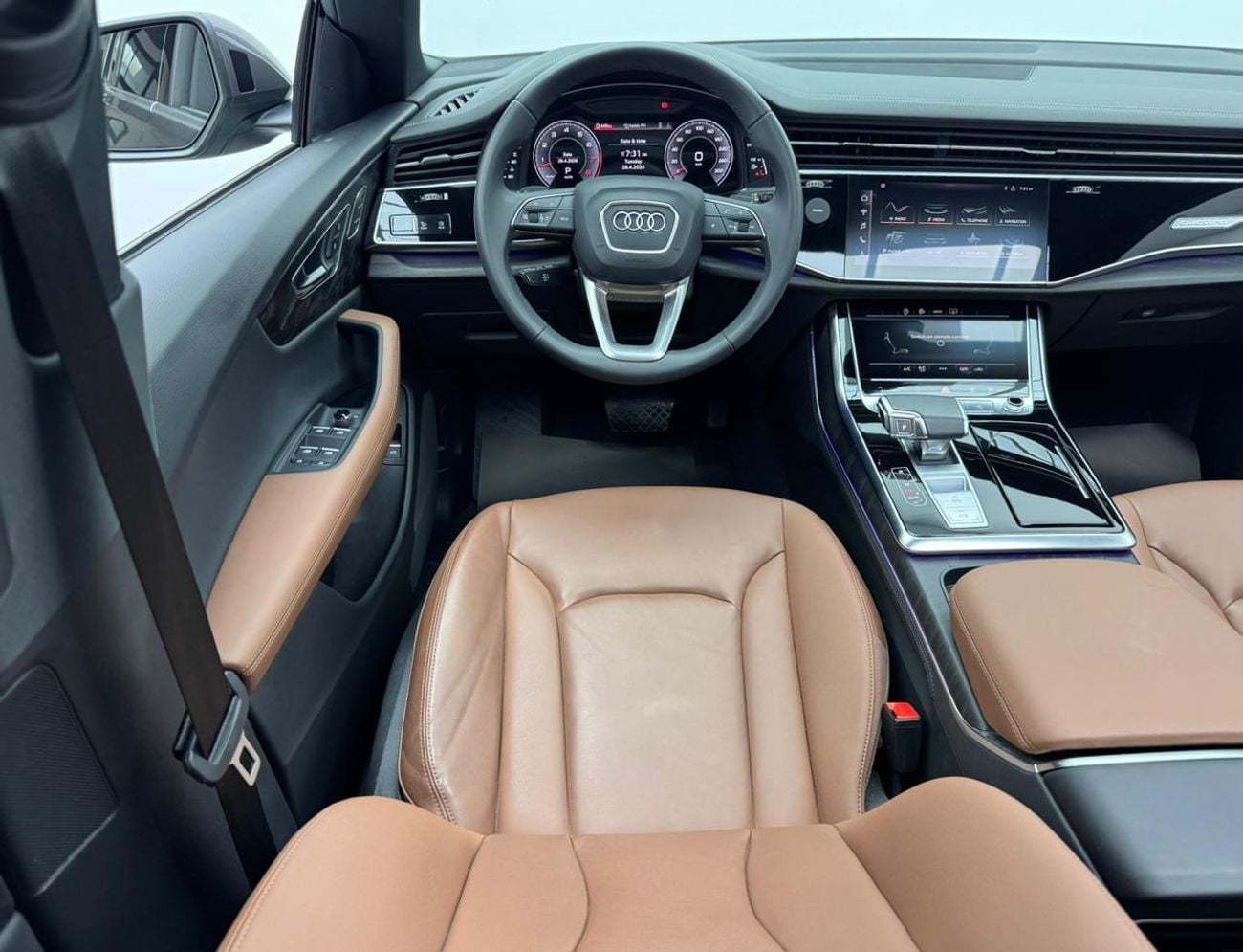 Audi Q8 55 TFSI quattro (340 HP) 2023 Audi Q8 55 TFSI Quattro, 2028 Audi Warranty, Audi Service History, Exc