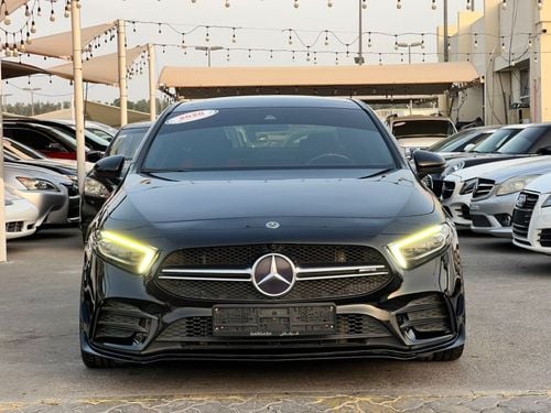 Mercedes-Benz A 35 AMG 2020 model, Gulf first owner, agency check, agency status, 4 cylinders, automatic transmission, full