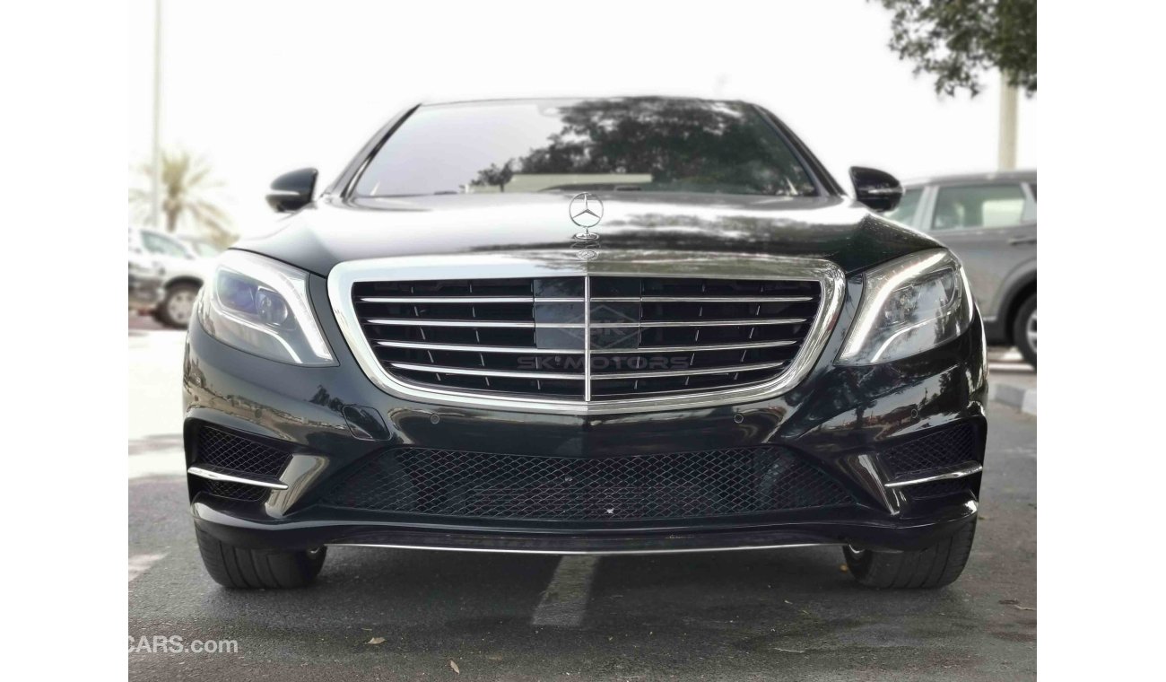 مرسيدس بنز S 550 5.5L, 20" Rims, Power & Memory Seats, 360° Camera, Leather Seats, Twin Sunroof, DVD-USB (LOT # 732)