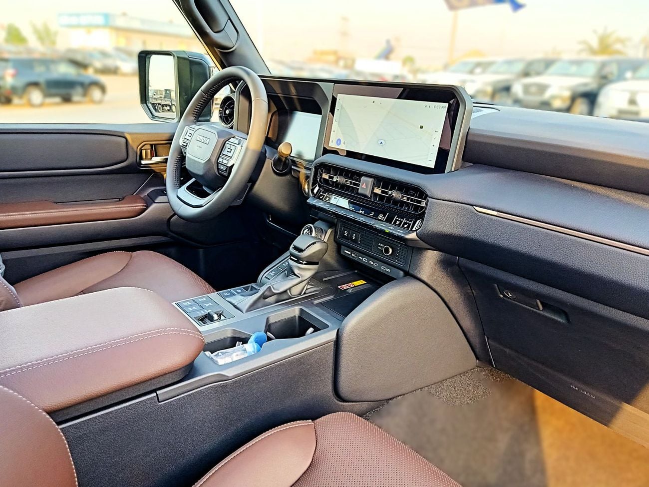 Toyota Prado Toyota Prado Adventure 2.8l diesel A/T 4WD White color inside Brown 2026 Model
