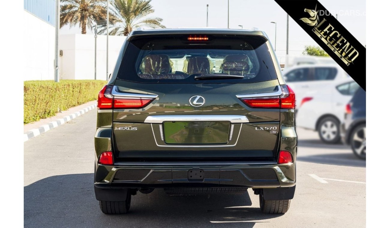 Lexus LX570 2021 Lexus LX570 5.7L V8 Signature - Khaki Green | Export Outside GCC