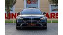 Mercedes-Benz S 500 4M Mercedes-Benz S500 2021 GCC under Agency Warranty with Flexible Down-Payment.