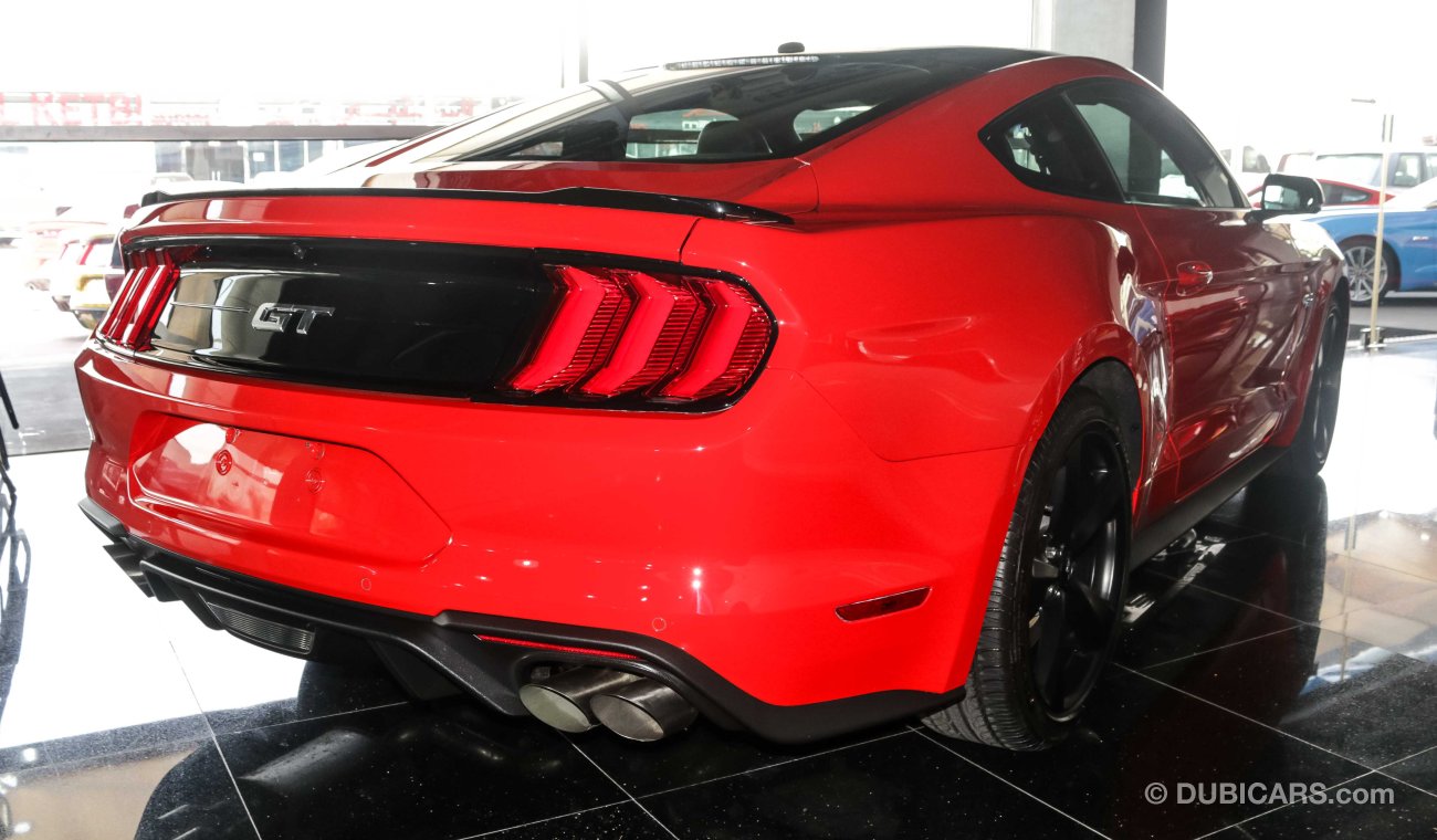 Ford Mustang GT Premium 2018, 5.0L V8 GCC, 0km with 3Yrs or 100K WRNTY, 60K km Service at Al Tayer