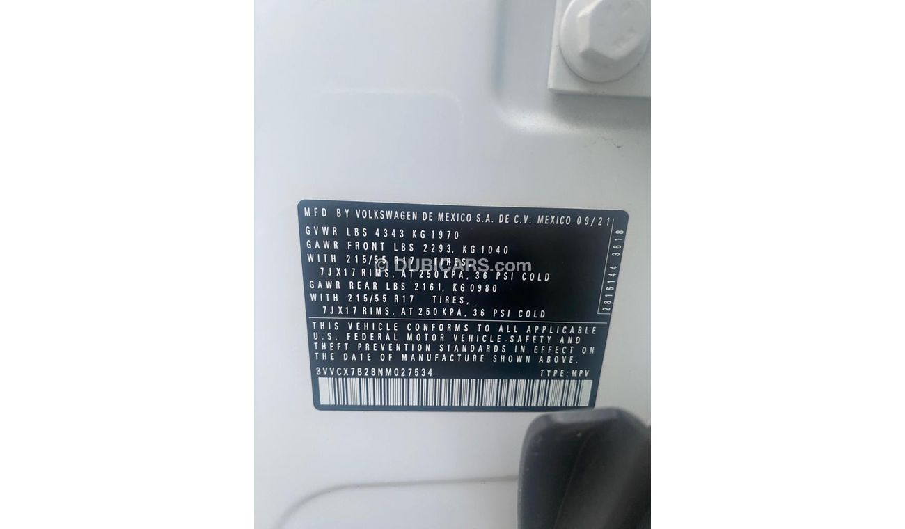 Used Volkswagen Taos 2022 for sale in Dubai 661493