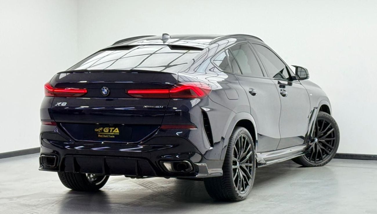 بي أم دبليو X6 2023 BMW X6 xDrive40i M-Sport, 2028 BMW Warranty + Service Pack, Full BMW Service History, GCC
