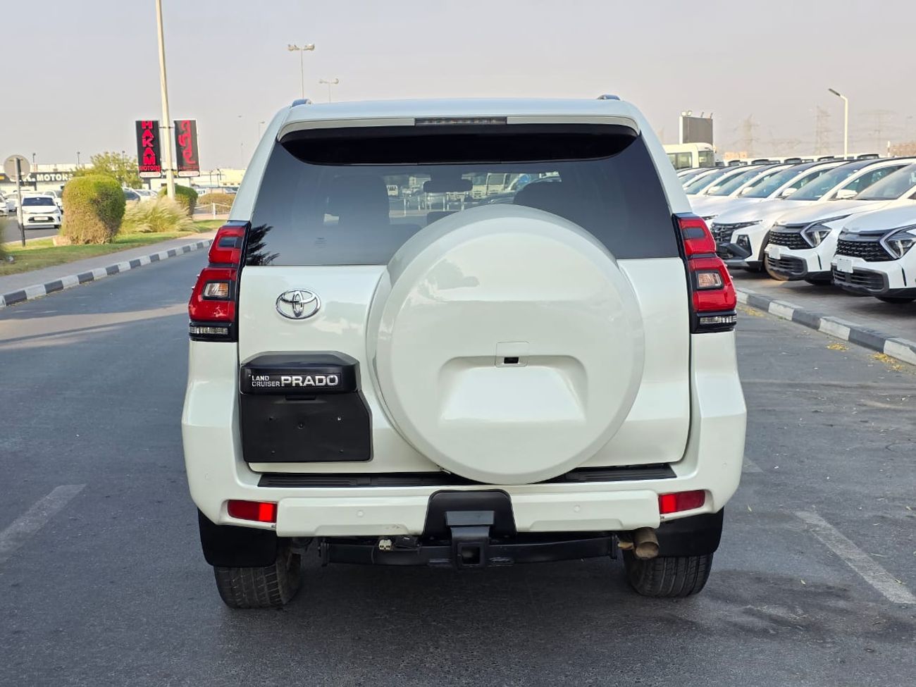 Toyota Prado diesel 2.8 liter automatic gear with back camera leather power seats