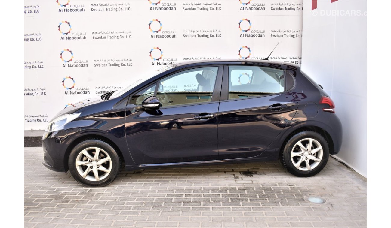 Peugeot 208 AED 684 PM | 1.6L ACTIVE 2019 GCC AGENCY WARRANTY UP TO 2024 OR 100000KM