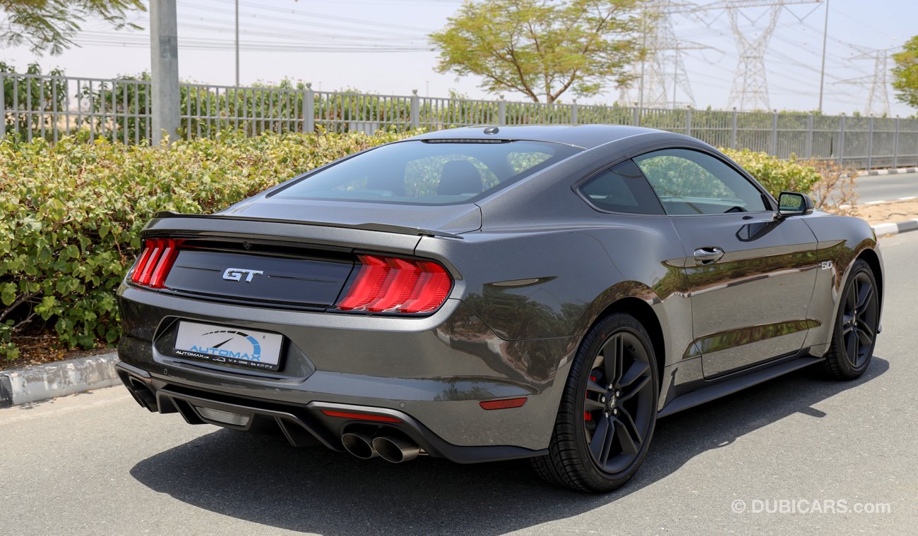 Ford Mustang GT Premium, 5.0 V8 GCC, 0km w/ 3Yrs or 100K km WTY + 60K km SERV @ Al Tayer