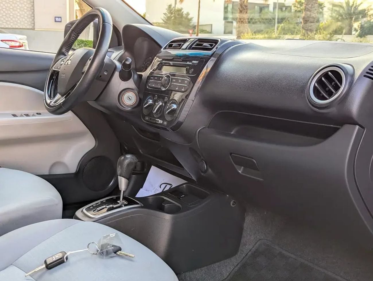 ميتسوبيشي اتراج GLX Medium Line | GCC Premium Condition 3 Cylinder Fuel Efficient Sedan