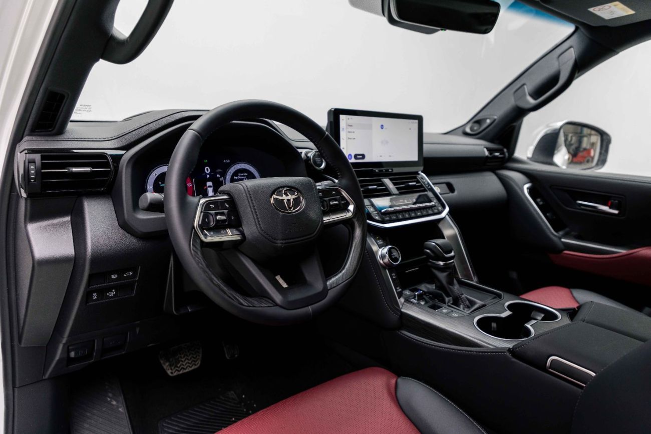 Toyota Land Cruiser VXR 3.3L - Precious White Pearl Inside Black & Dark Red | Export Only